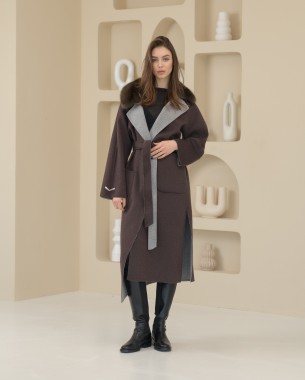 Пальто альпака 