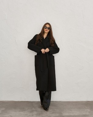 Женское женское кашемировое весна-осень (черное)