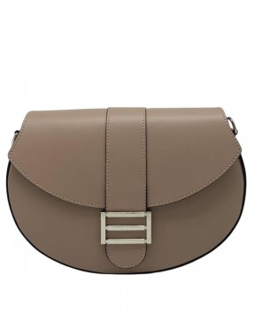 Елегантна кросс-боді сумка шкіряна (рожева)